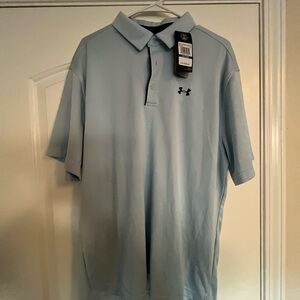 Under Armour Men's Light Blue Polo Shirt